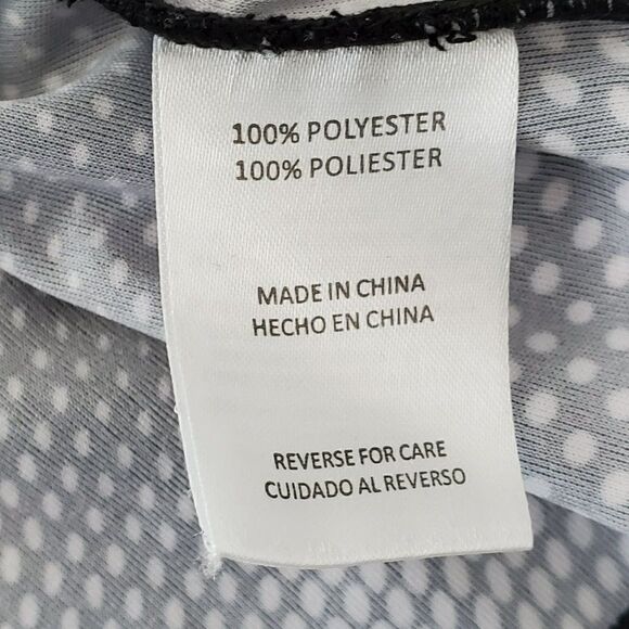 SPALDING boys' performance t-shirt XL 18/20 Black & White - Picture 5 of 5